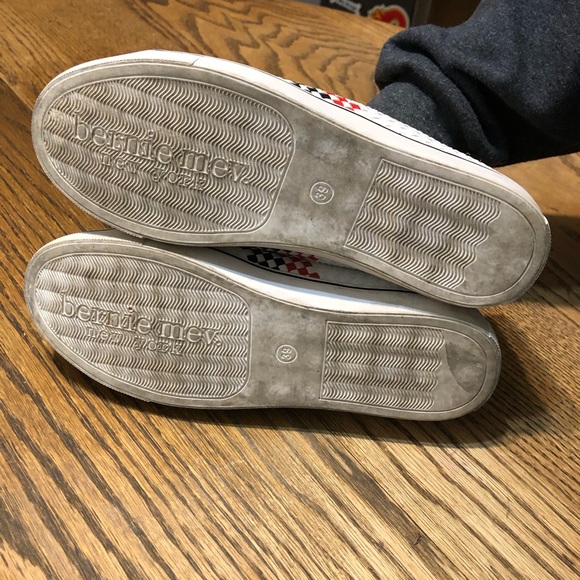 Bernie Mev White and Red Checkered Shoes - Picture 5 of 7